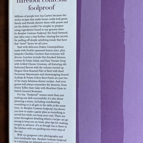 Ina Gotten Barefoot Contessa Foolproof cookbook - Picture 3 of 3